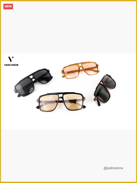 Polarized Trendy Oversized Aviator Sunglasses 2025 Retro Shades UV400